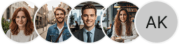 Multiple investor profile avatars on Crypto Capitoire trading review block